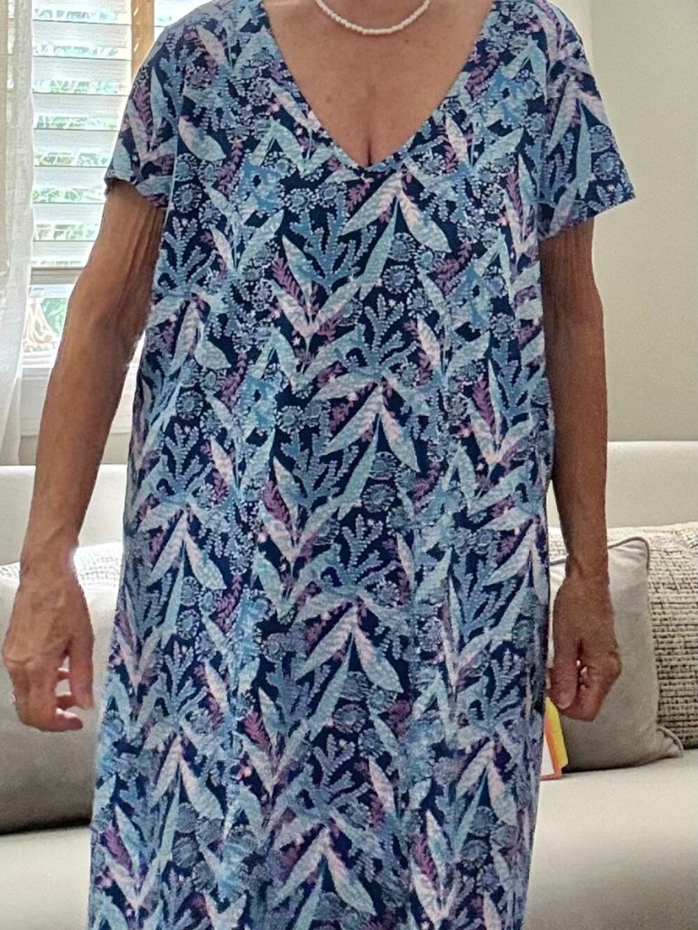 Lilly Pulitzer short sleeve V neck dress